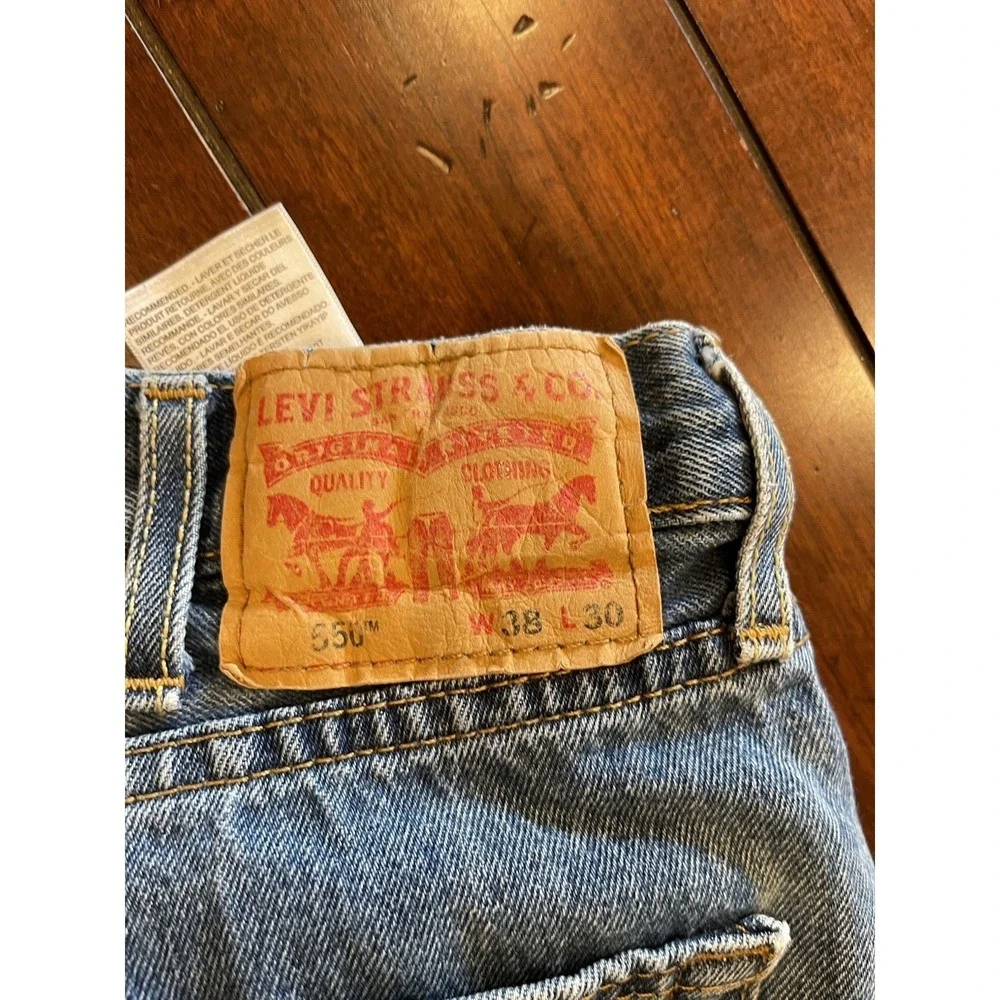 VINTAGE‎ LEVI'S 550™ RELAXED FIT JEANS  90s, Retro, USA, Skater, Street 38x 27.5